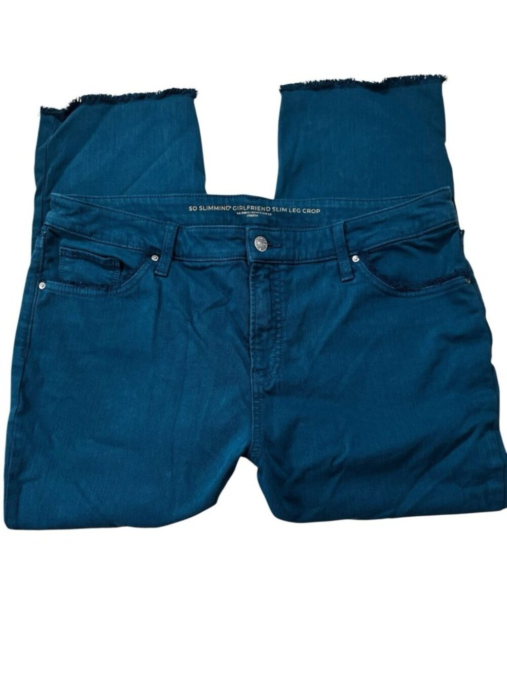 Chico's Girlfriend so slimming Slim leg crop jeans Women's 2.5(14)